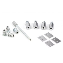 Satin Chrome Secure Stop For a Sash Window