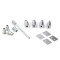 Satin Chrome Secure Stop For a Sash Window