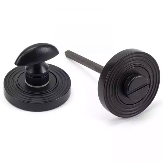 Matt Black Beehive Bathroom Thumbturn