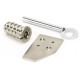 Polished Nickel Key Flush Stop For a Sash Window
