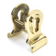 Period Euro Door Pull with Back-To-Back Fixings - Polished Brass