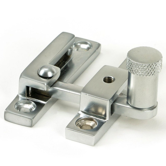 Narrow Brompton Quadrant Fastener - Satin Chrome