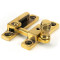 Narrow Prestbury Quadrant Fastener - Aged Brass