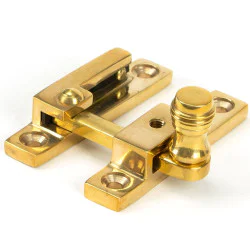 Narrow Prestbury Quadrant Fastener - Polished Brass