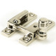 Narrow Prestbury Quadrant Fastener - Polished Nickel