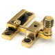 Narrow Beehive Quadrant Fastener - Aged Brass