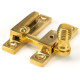 Narrow Beehive Quadrant Fastener - Polished Brass