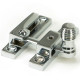 Narrow Beehive Quadrant Fastener - Polished Chrome