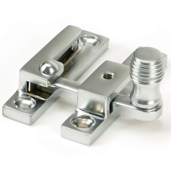 Narrow Beehive Quadrant Fastener - Satin Chrome