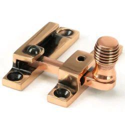 Narrow Beehive Quadrant Fastener - Polished Bronze