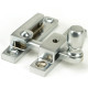 Narrow Mushroom Quadrant Fastener - Satin Chrome