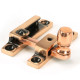 Narrow Mushroom Quadrant Fastener - Polished Bronze