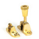 Brompton Brighton Fastener - Polished Brass