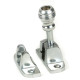 Prestbury Brighton Fastener - Satin Chrome
