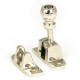 Mushroom Brighton Fastener - Polished Nickel