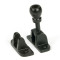 Mushroom Brighton Fastener - Aged Bronze
