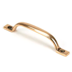 Polished Bronze Slim Sash Pull