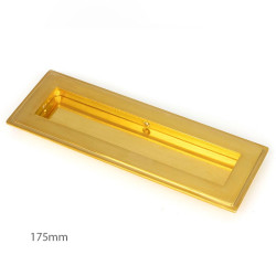 Art Deco Rectangular Pull - Polished Brass