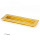 Plain Rectangular Pull - Polished Brass