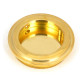 Art Deco Round Pull - Polished Brass