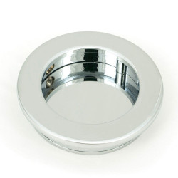 Plain Round Pull - Polished Chrome