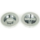 Plain Round Pull Privacy Set - Polished Chrome