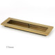 Plain Rectangular Pull - Aged Brass