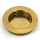 Plain Round Pull - Aged Brass