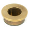 Round Finger Edge Pull - Aged Brass
