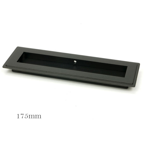 Art Deco Rectangular Pull - Aged Bronze