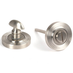 Satin Marine Stainless Steel Beehive Bathroom Thumbturn