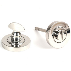 Polished Marine Stainless Steel Round Bathroom Thumbturn