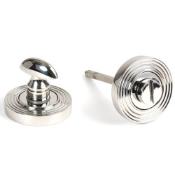 Polished Marine Stainless Steel Beehive Bathroom Thumbturn