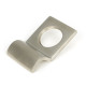 Rustic Cylinder Latch Cover - Satin Marine Stainless Steel