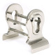 Euro Door Pull with Back-To-Back Fixings - Polished Marine Stainless Steel