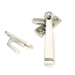 Locking Avon Casement Fastener - Polished Marine Stainless Steel