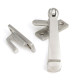 Locking Avon Casement Fastener - Satin Marine Stainless Steel