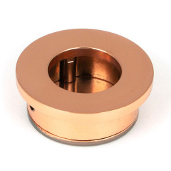 Round Finger Edge Pull - Polished Bronze