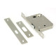50mm Sliding Door Lock - Polished Nickel