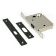 50mm Sliding Door Lock - Matt Black