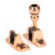 Mushroom Brighton Fastener - Polished Bronze