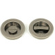 Blacksmith Pewter Patina Plain Round Pull Privacy Set