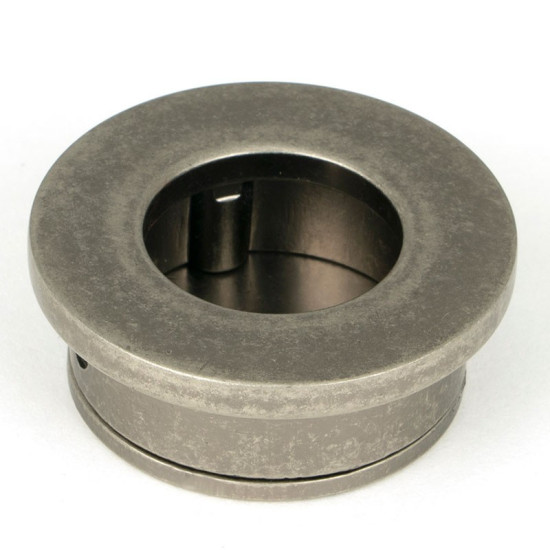 Blacksmith Pewter Patina Round Finger Edge Pull