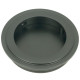 Art Deco Round Pull - Matt Black