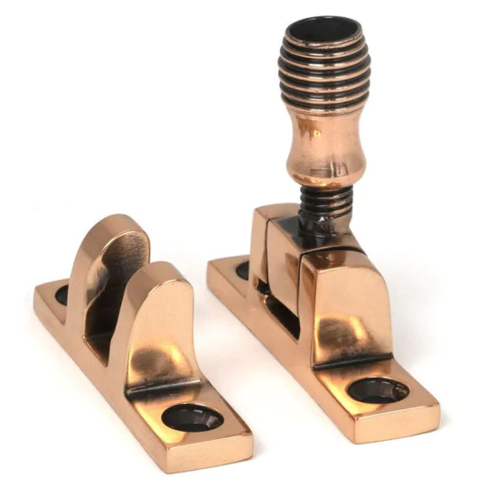 Polished Bronze Beehive Brighton Fastener - Narrow (Square)