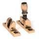 Polished Bronze Mushroom Brighton Fastener - Narrow (Square)