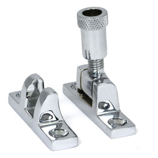 Polished Chrome Brompton Brighton Fastener - Narrow (Square)