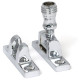 Polished Chrome Prestbury Brighton Fastener - Narrow (Square)