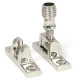 Polished Nickel Beehive Brighton Fastener - Narrow (Square)
