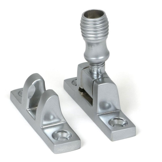 Satin Chrome Beehive Brighton Fastener - Narrow (Square)